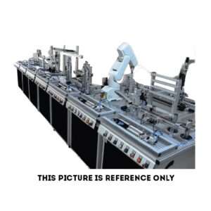 Industrial Production Line Training System with Robotic Manipulation