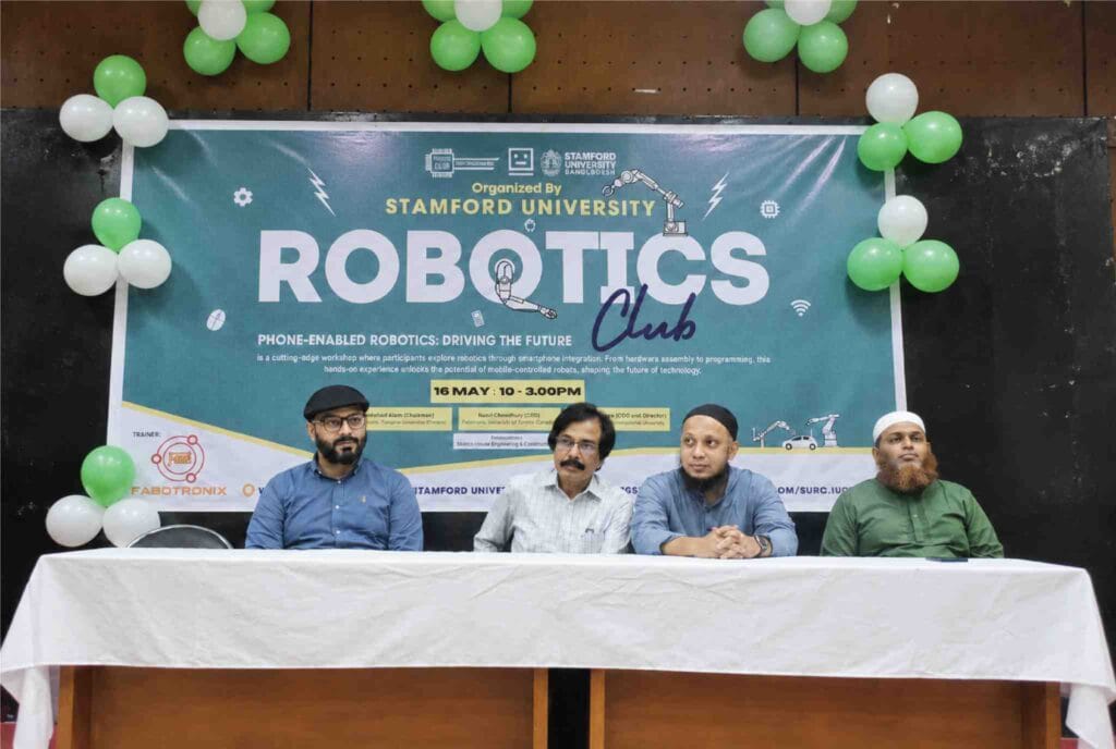 Fabotronix Conducts Robotics Workshop at Stamford University Bangladesh